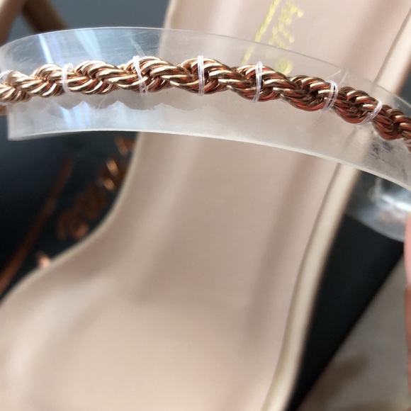 Anne Michelle | Lucite Chain Heel Sandal NWT - Picture 5 of 10